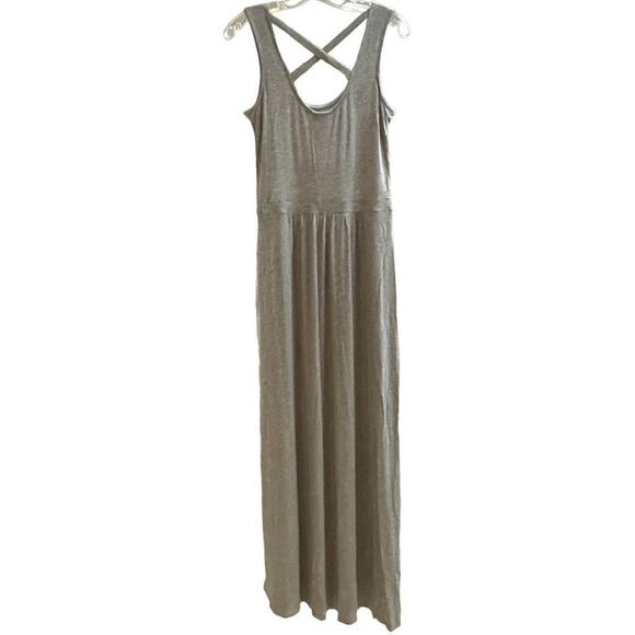 B COLLECTION by BOBEAU Women’s Dress Maxi Tank Sleeveless Criss Cross Back Small - Picture 6 of 8